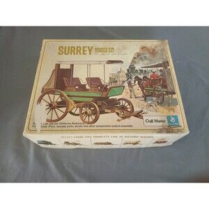 VTG Craft Master Wagons of The Old West Wooden Kit Surrey No. 50126